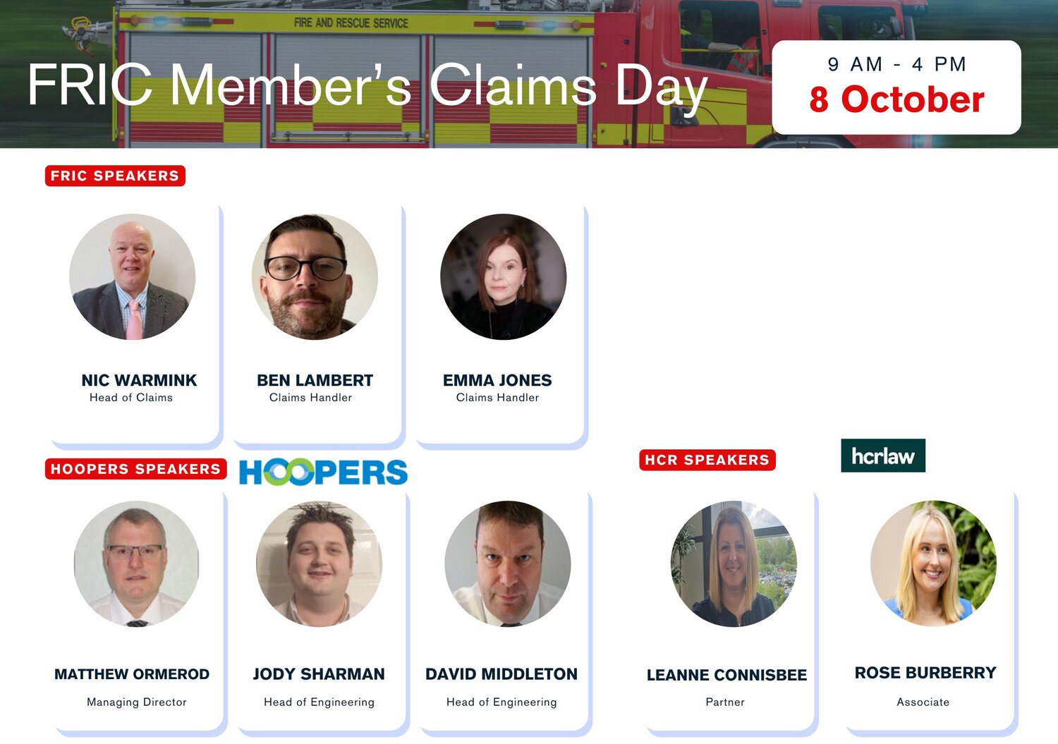 FRIC Members Claim day - Panel