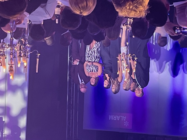 Staffordshire Winners on stage